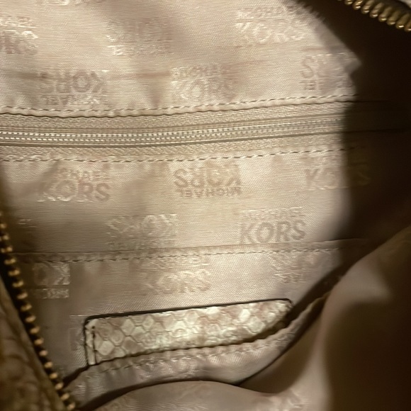 Snakeskin Michael Kors Shoulder Bag - Picture 9 of 13